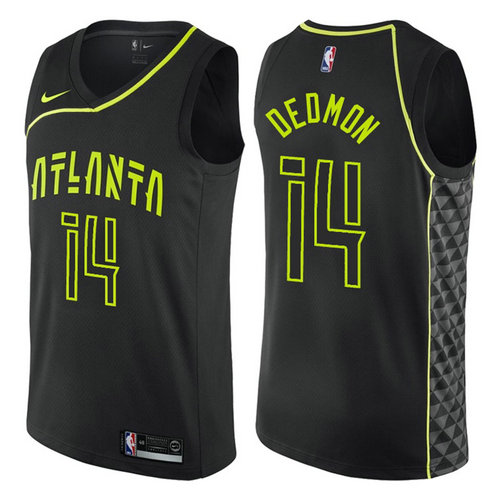 maglia nba dewayne dedmon 14 2017-2018 atlanta hawks nero