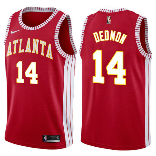 maglia nba dewayne dedmon 14 2017-2018 atlanta hawks rosso