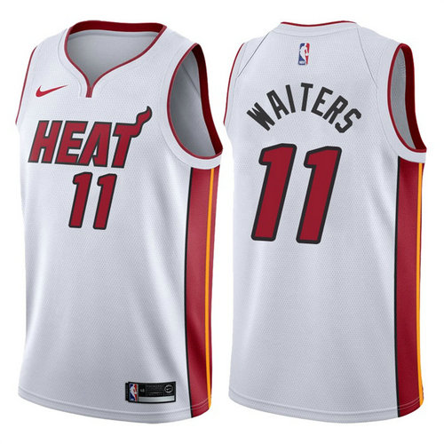 maglia dion waiters 11 2017-2018 miami heat bianca