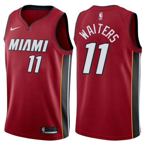 maglia dion waiters 11 2017-2018 miami heat rosso