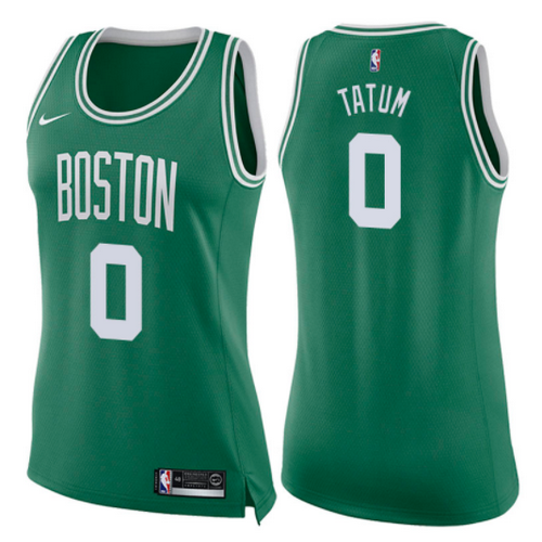 maglie nba donne jayson tatum 0 2017-2018 boston celtics verde