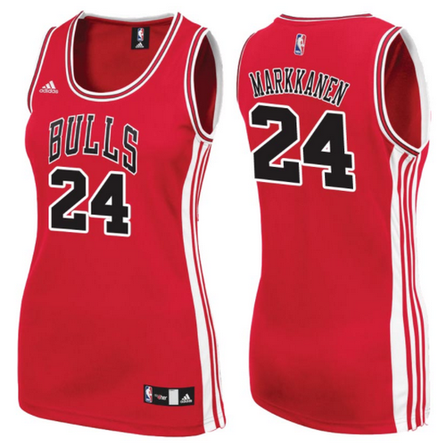 canotte nba donne chicago bull slauri markkanen 24 rosso