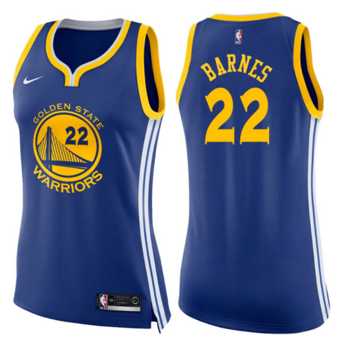 maglie basketa donne matt barnes 22 2017-2018 golden state warriors blu