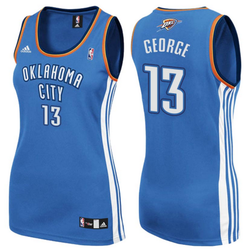 canotta nba donna oklahoma city thunder paul george 13 blu