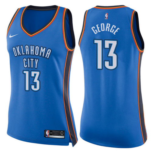 canotte basket donne paul george 13 2017-2018 oklahoma city thunder blu