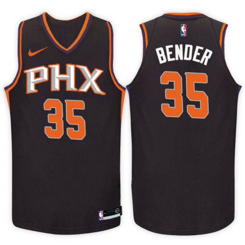 maglia dragan bender 35 2017-2018 phoenix suns nero