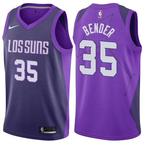 maglia dragan bender 35 2017-2018 phoenix suns porpora