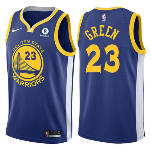 maglia draymond green 23 2017-2018 golden state warriors blu