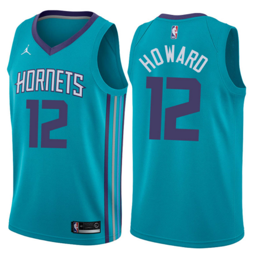 maglia dwight howard 12 2017-2018 charlotte hornets porpora