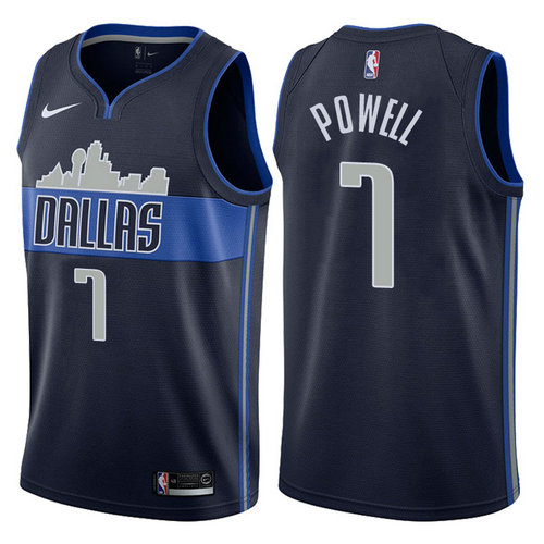 maglia dwight powell 7 2017-2018 dallas mavericks marina