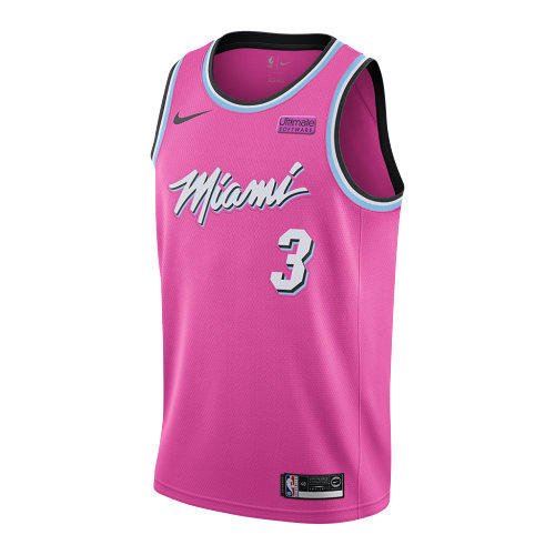 maglia dwyane wade 3 2018-2019 miami heat rosa