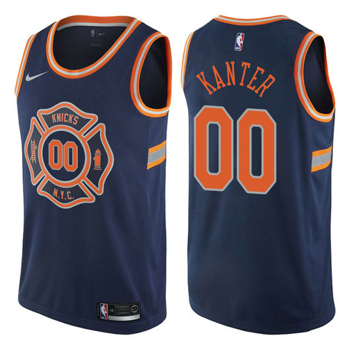 canotta enes kanter 00 2017-2018 new york knicks navy