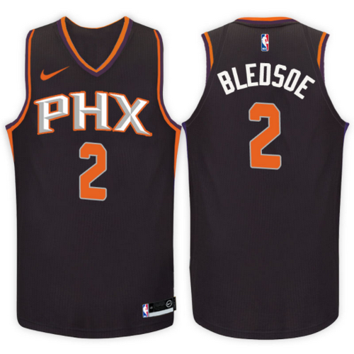 maglia basket eric bledsoe 2 2017-2018 phoenix suns nero