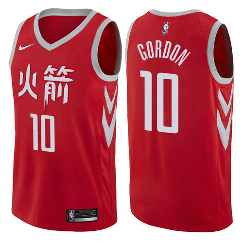 maglia eric gordon10 2017-2018 houston rockets rosso