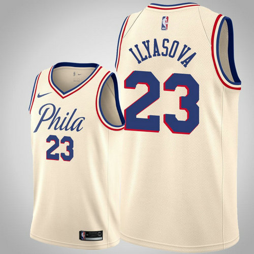 maglia ersan ilyasova 23 2018-2019 philadelphia 76ers giallo