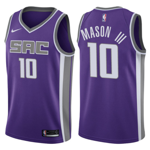 maglia frank mason III 10 2017-2018 sacramento kings porpora