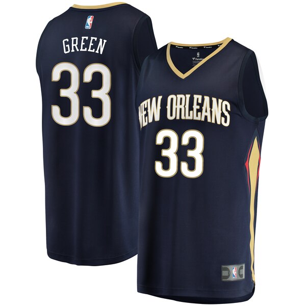 maglia garlon green 33 2020 new orleans pelicans navy