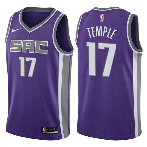 maglia basket garrett temple 17 2017-2018 sacramento kings porpora