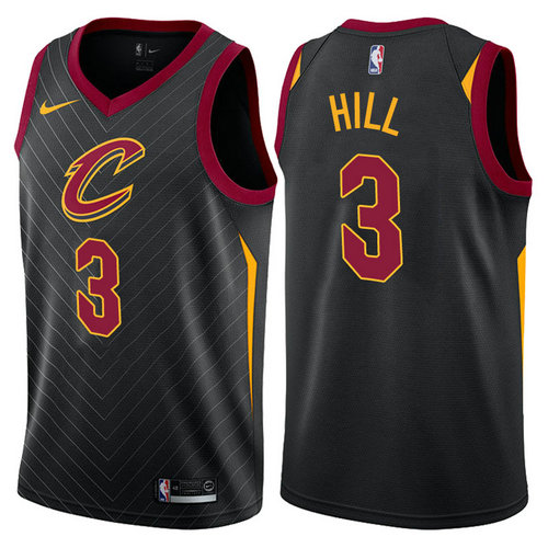 maglia basket george hill 3 2017-2018 cleveland cavaliers nero