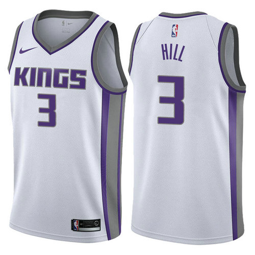 maglia george hill 3 2017-2018 sacramento kings bianca