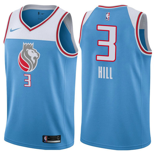 maglia george hill 3 2017-2018 sacramento kings blu