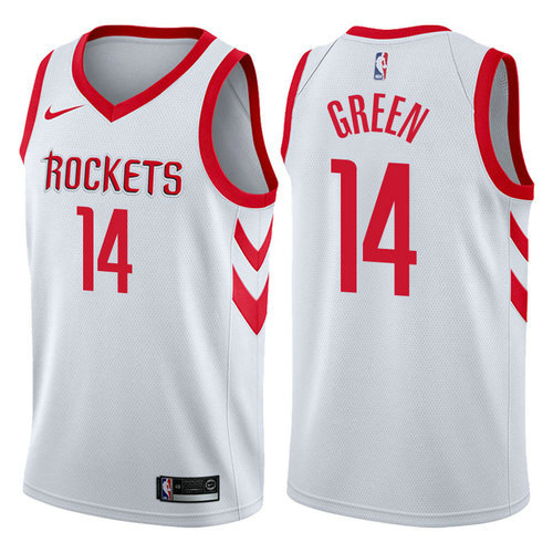 maglia gerald green 14 2017-2018 houston rockets bianca