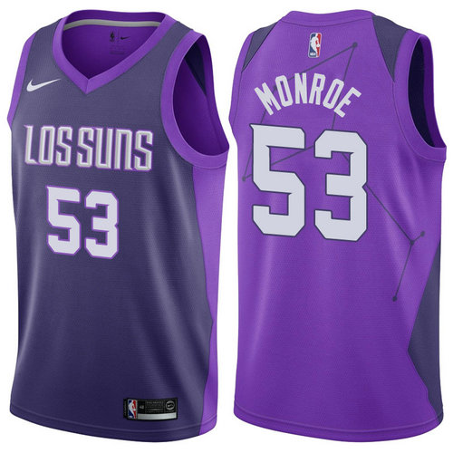 maglia greg monroe 53 2017-2018 phoenix suns porpora