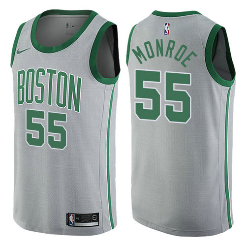 maglia greg monroe 55 2017-2018 boston celtics grigio