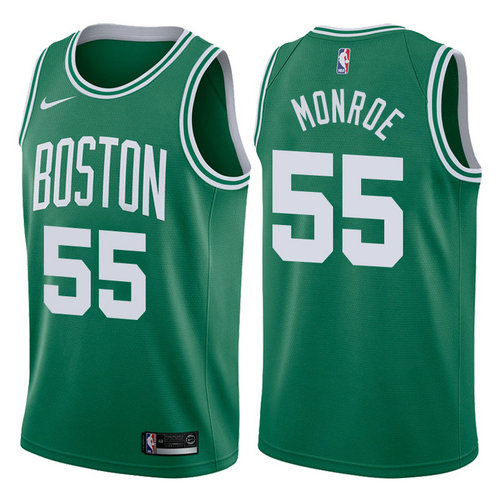 maglia greg monroe 55 2017-2018 boston celtics verde