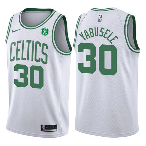 maglia guerschon yabusele 30 2017-2018 boston celtics bianca