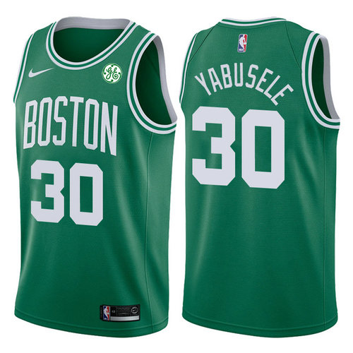 maglia guerschon yabusele 30 2017-2018 boston celtics verde