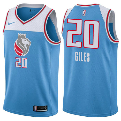 maglia harry giles 20 2017-2018 sacramento kings blu