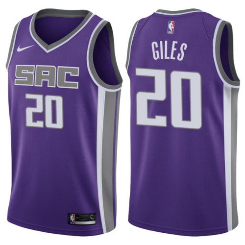 maglia harry giles 20 2017-2018 sacramento kings porpora