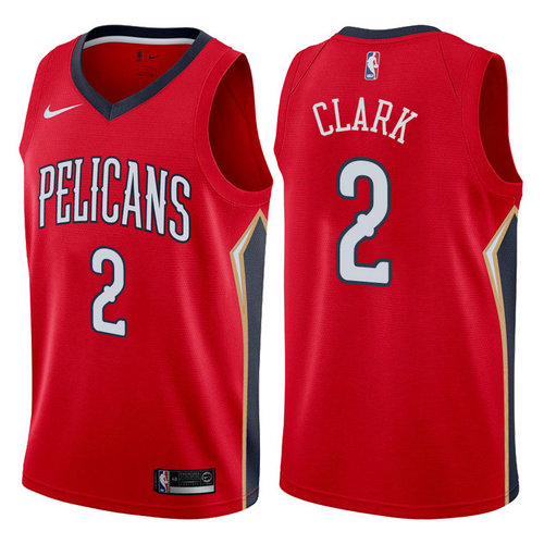 maglia lan clark 2 2017-2018 new orleans pelicans rosso