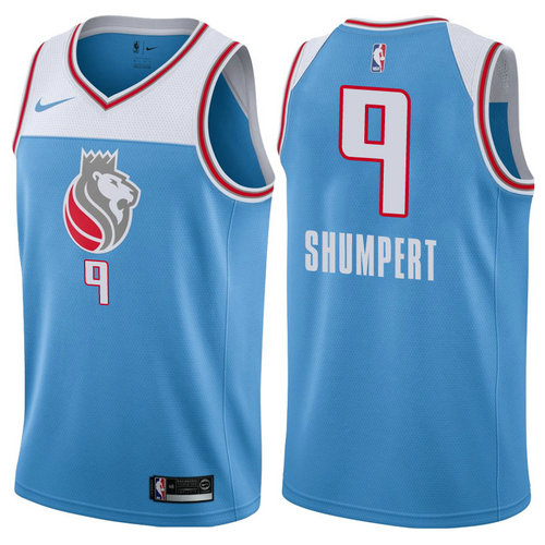 maglia iman shumpert 9 2017-2018 sacramento kings blu