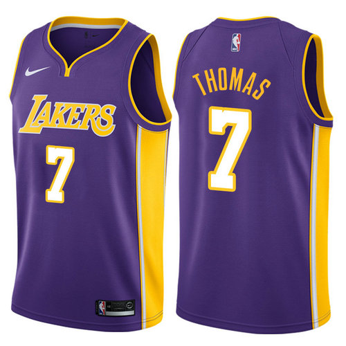 maglia isaiah thomas 7 2017-2018 los angeles lakers porpora