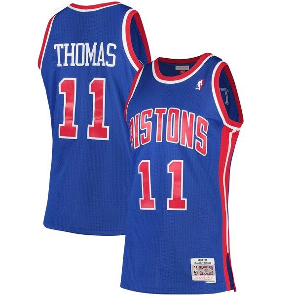 maglia basket isiah thomas 11 2020 detroit pistons blu