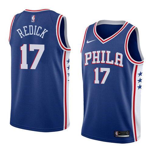 maglia j.j. redick 17 2018-2019 philadelphia 76ers blu