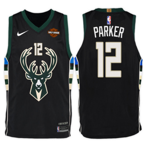 canotta basket jabari parker 12 2016 milwaukee bucks nero