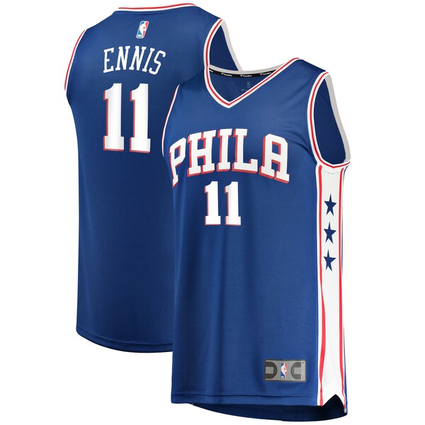 maglia james ennis 11 2020 philadelphia 76ers blu