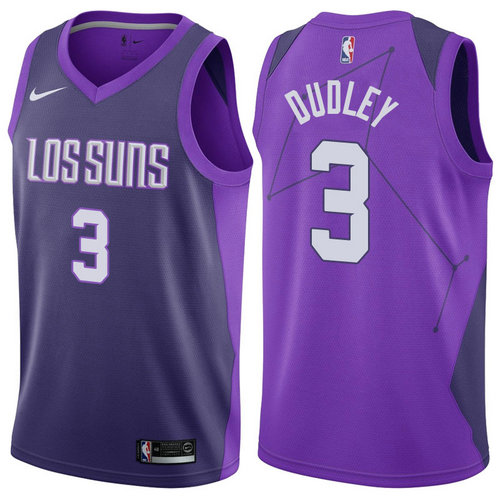 maglia basket jared dudley 3 2017-2018 phoenix suns porpora