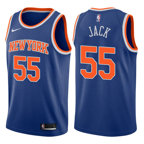 maglia nba jarrett jack 55 2017-2018 new york knicks blu