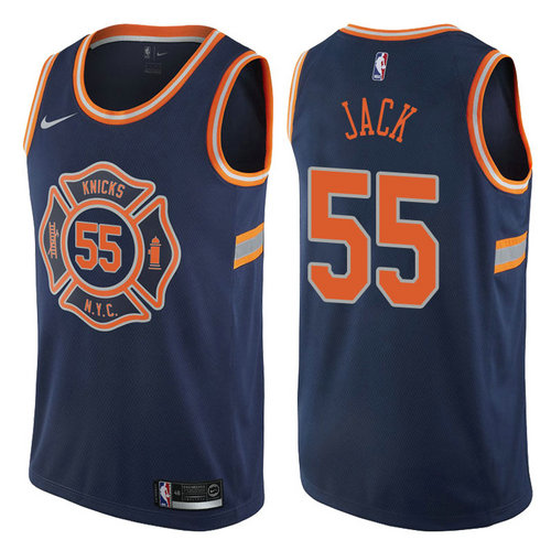 maglia nba jarrett jack 55 2017-2018 new york knicks navy