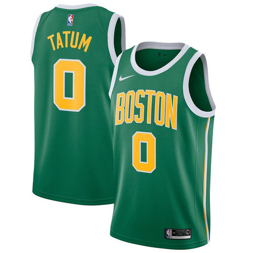 maglia jayson tatum 0 2018-2019 boston celtics verde