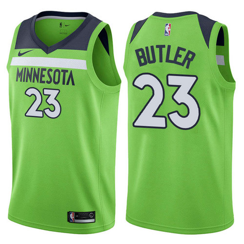 maglia jimmy butler 23 minnesota timberwolves 2017-2018 verde