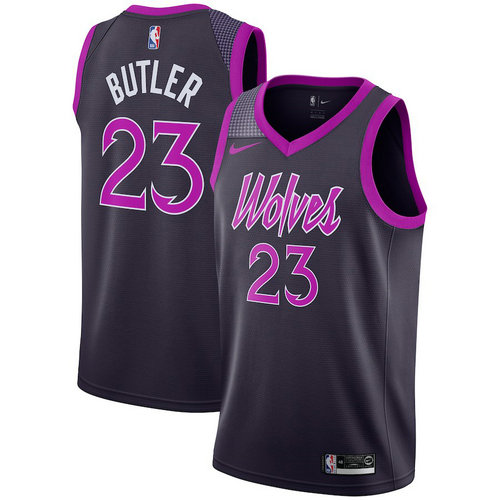 maglia jimmy butler 23 minnesota timberwolves 2018-2019 porpora