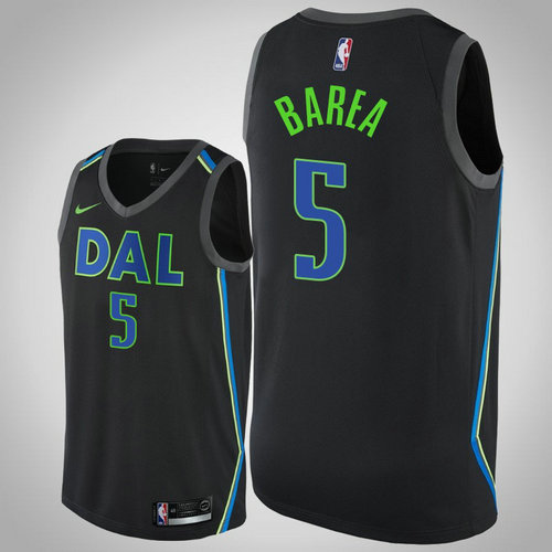 maglia j.j. barea 5 2017-2018 dallas mavericks nero