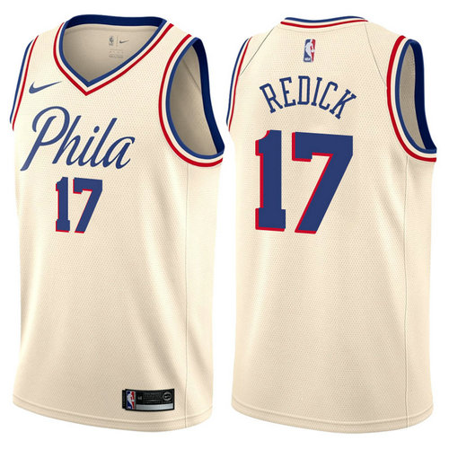 maglia j.j. redick 17 2017-2018 philadelphia 76ers giallo