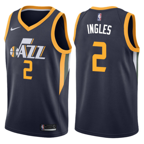 maglia nba joe ingles 2 2017-2018 utah jazz navy