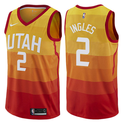 maglia nba joe ingles 2 2017-2018 utah jazz rosso